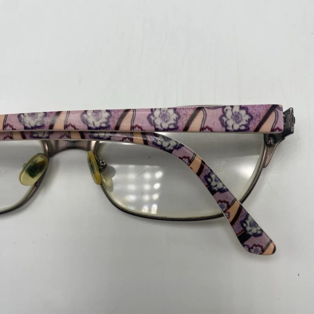 Ted Baker Eyeglasses Women FRAME ONLY B240 51-15-135 Gunmetal Pink 546